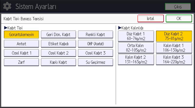 9. Kağıt ve Toner Ekleme A4 veya 8 1 / 2 11 boyutlu OHP asetatları kullanın ve boyutlarını belirtin. Genelde, OHP asetatlarının sadece bir tarafı yazdırma için kullanılabilir.