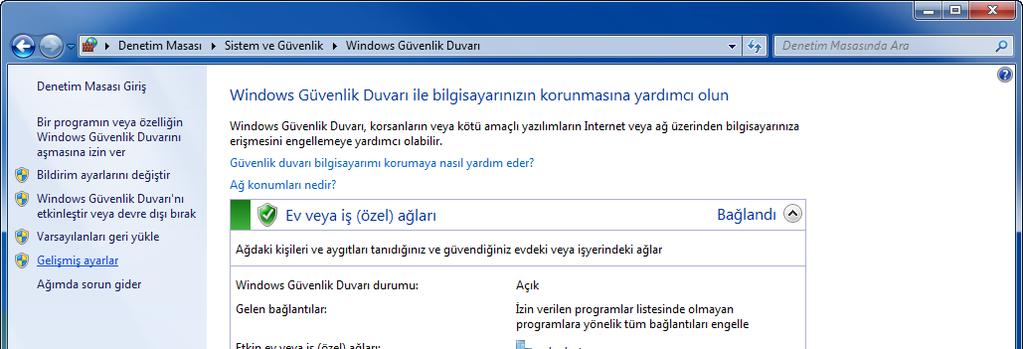 Paylaşımı] onay kutusunu seçin. 1 2 3 2 Bir bağlantı noktası ekleyin.