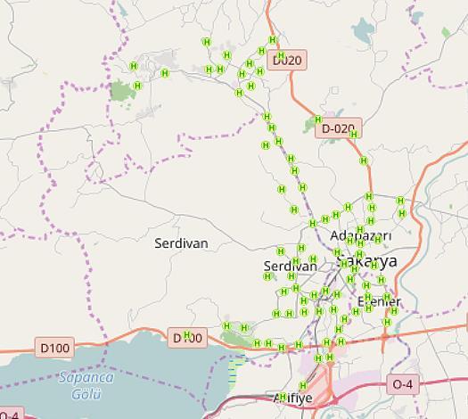 analizlerinin yapılabilmesi için, belediyeye ait toplu taşıma güzergâhlarında çalışan