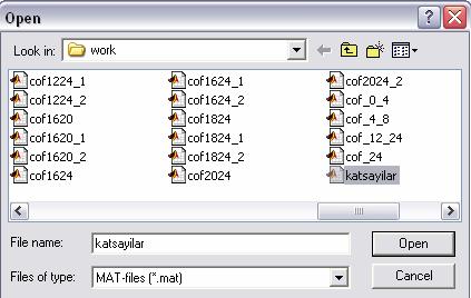 MATLAB/Uygulama-2:Çözüm 1 2 4 5 >> B=[10 5 5;70 8 7;10 1 3]; >> save katsayilar B >> clear >> clc 3 6 >> B*2??? Undefined function or variable 'B'. Neden?