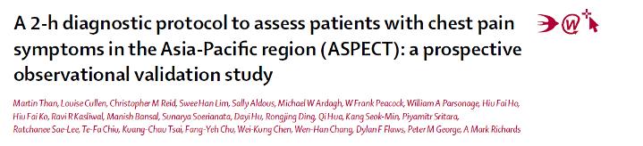 Lancet 2011 3582 AKS şüpheli hasta üzerinde 2 saat içinde gerçekleştirilen tanısal yaklaşım (ADP) TIMI+Kardiyak marker (Troponin, CKMB ve Myoglobin) 30
