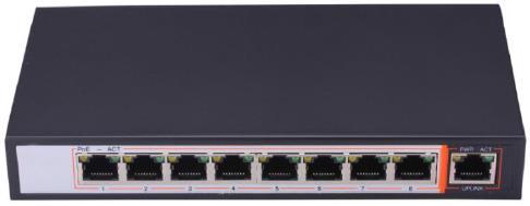 8+1 PORT 0 MBPS POE SWITCH IEEE802.