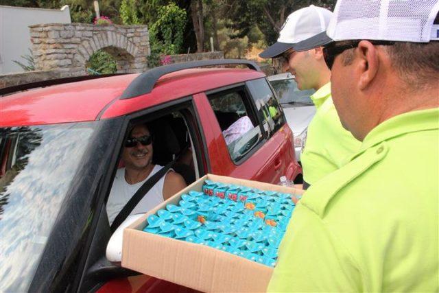 Bayram ın ilk günü nedeniyle Bodrum Güvercinlik mevkisin de bulunan Bodrum