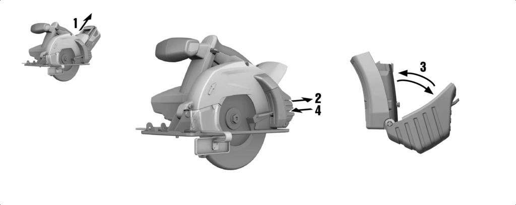 5.8 Paralellik mesnedinin takılması/ayarlanması 1. Kıskacı sıkıştırınız. 2. Paralellik mesnedini istediğiniz oranda ana plakanın içine itiniz. 3. Kıskacı istediğiniz mesafede serbest bırakınız. 5.