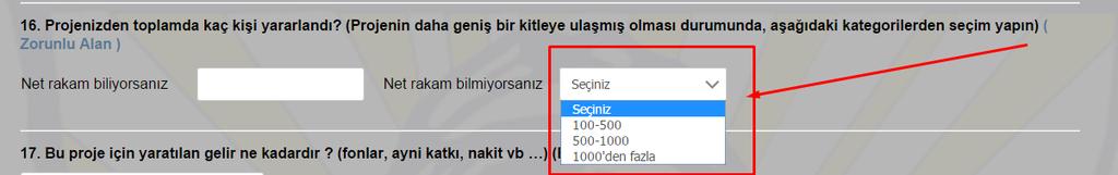 291 Belirtilen alana imlecinizi getirip tıkladıktan sonra soru ile ilgili cevabınızı