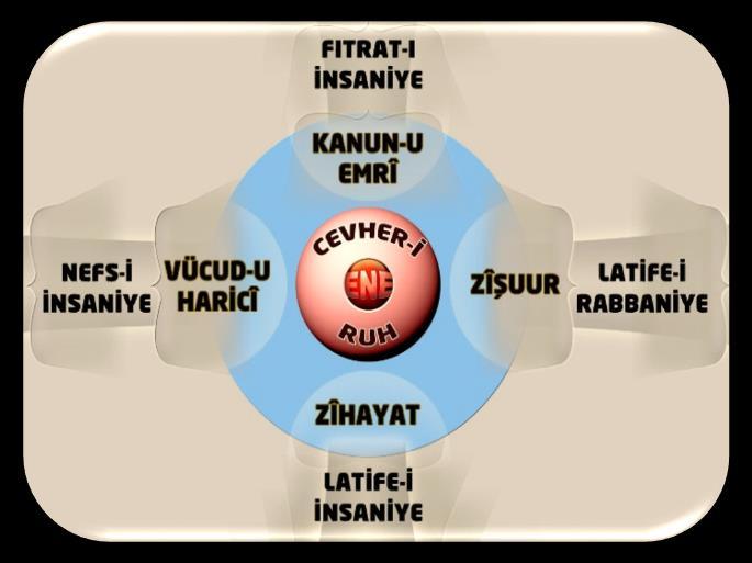 Cevherdir (kanunlar gibi), mahluk değildir. Ruh nasıl mahluk oldu, nasıl insan ruhuna dönüştü? Kanuniyette ne var? Allah ın dışında herşey kanuniyet itibariyle burada kodlanmış.