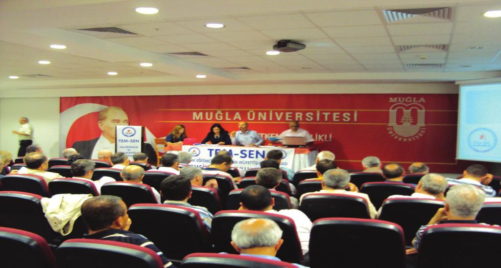9. TEM-SEN Temsilciler Kurulu Toplantısı 30 Mayıs 2012 Muğla da Yapıldı Toplantıda Saygı Duruşu ve İstiklal Marşının okunmasından sonra, Genel Başkan Mehmet PINARDAĞ, yaptığı açış konuşmasında;