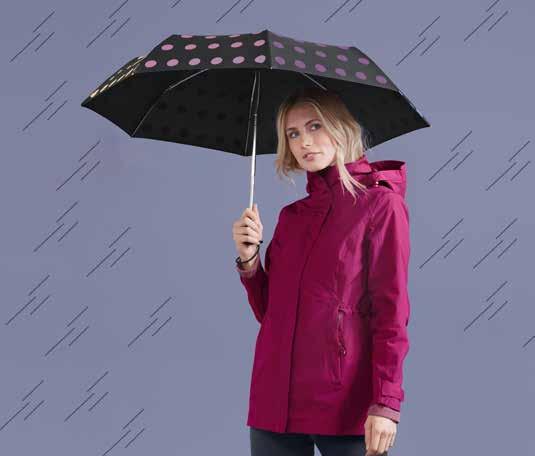 1 Kapüşonlu Softshell Mont 249,95 TL FONKSİYONEL KORUMA Yağmur korumasını montunuzun içine kolayca giyin ÇARŞAMBASI her hafta yeni bır dünya keşfedın 5 Renk Efektli Otomatik Şemsiye 59,95 TL