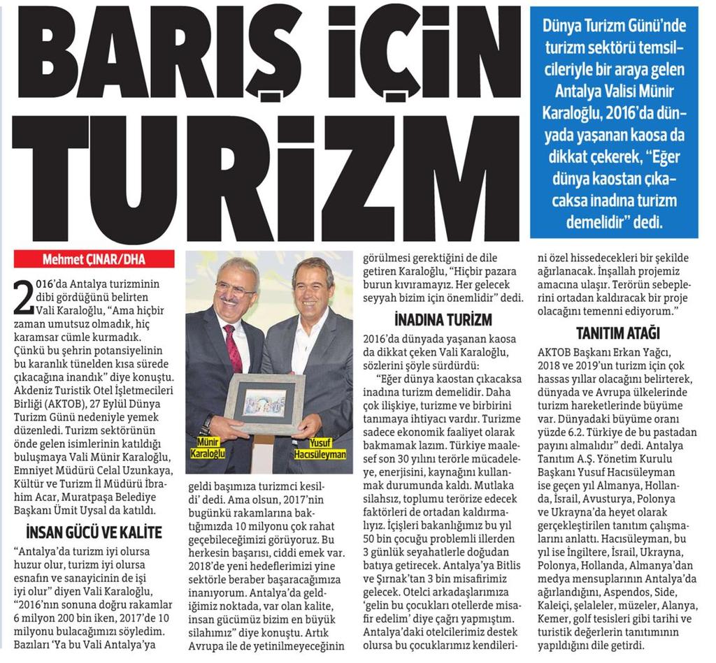 HÜRRİYET AKDENİZ Tarih : 28.