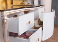 module; 5 drawers each with soft close rails,