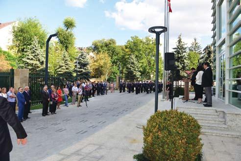 Açılışta selemnama sözünnän insannara danıştı Türkiye Kişinev Büükelçisi Mehmet Selim KARTAL, nedän sora Canabisi teklif etti bir minutluk susmaklan anmaa hepsi şehitleri.