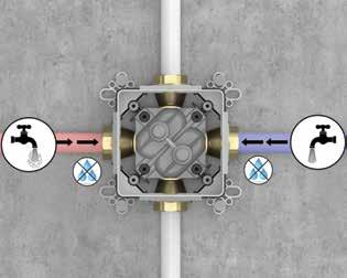 AQUAHEAT V-BOX: KOLAY ve güvenilır MONTAJ Artema, V-Box sıva altı teknolojisi