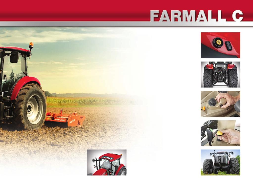 Hi-Lo Transmisyon Case IH Farmall C serisi traktörler; 2 ileri ve 2 geri vites seçeneğine sahip dayanıklı Hi-Lo transmisyon ile donatılmıştır.