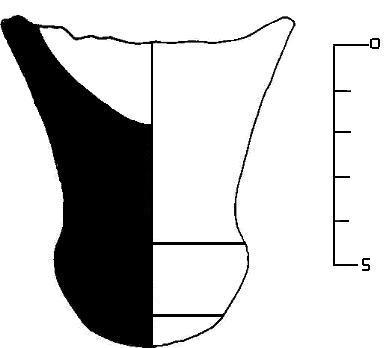 Yapısı: Đyi pişmiş Tanım: Đçi dolu, kaideye doğru daralıp ucu yuvarlatılmış kaide parçasının üzeri