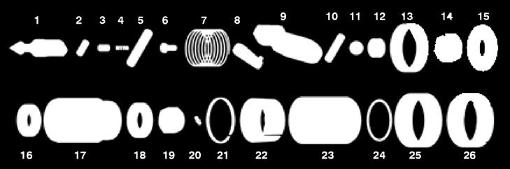 COMPRESSION SPRING WL ÇAMBAŞI YAYI 1 5 HWL3-0005 HWL SPRING PiN HWL BAŞLIK MUHAFAZA PİMİ 2 6 HWL3-0006 WL BOLT BAŞLIK VİDASI 2 7 HWL3-0007 HWL LATCH COMPRESSION SPRING HWL BAŞLIK MUHAFAZA YAYI 1 8