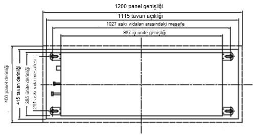 drenaj pompası Standart kablolu kumanda Teknik resim ve montaj bilgileri