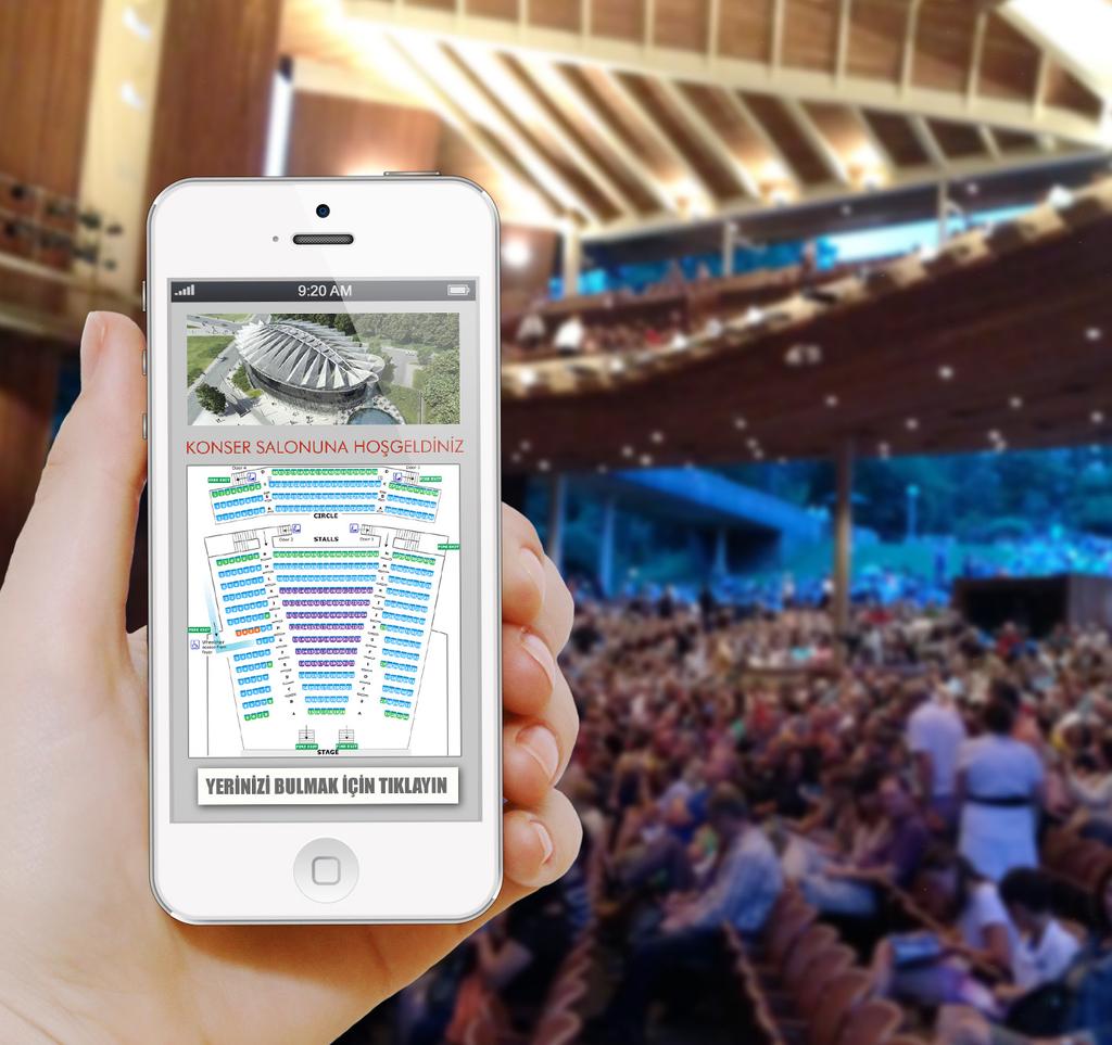 KONSER SALONLARI VE STADYUMLAR: Konsere ilişkin bilet durumunu anlık olarak öğrenebilir ve satın almak üzere ilgili sayfaya otomatik