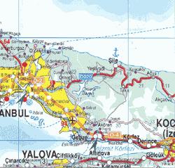 Bağlantıları Şekil 2.2 İstanbul haritası KAYNAK: İstanbul haritası, http://www.