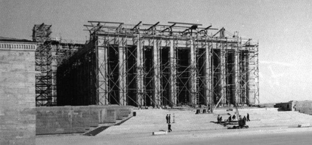 Anıtkabir'in inşasına 9 Ekim 1944 tarihinde başlandı Müzesine götürülerek sergilendi.