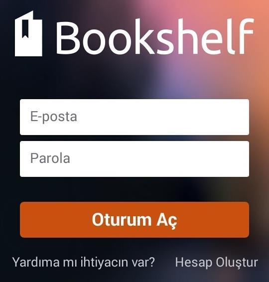 Mobil cihazlarda, Bookshelf in ara yüz dilini telefonunuzun ara yüz dili belirlemektedir. Yani siz telefonunuzu İngilizce ara yüz ile kullanıyorsanız, Bookshelf in de ara yüz dili İngilizce olacaktır.