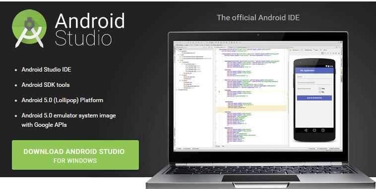 3. ANDROİD STUDİO KURULUMU VE TELEFON AYARLARININ YAPILMASI 3.1 Android Studio Kurulumu 1) Aşağıdaki linkten Android Studio yu kurunuz. http://developer.android.com/sdk/index.