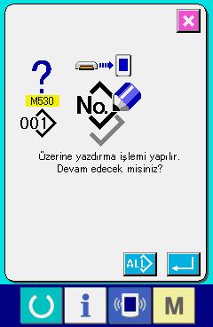 İletişim sürecindeki veri numarası, toplam yazma numarası ve veri iletişimine son veren veri numarası; iletişim sırasında ekranda gösterilirler.