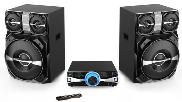 FM Modeli : GENEL ÖZELLİKLER LD-2 Bluetooth /USB/SD-FM radyo-kablosuz mikrofon, Karaokeli Hoparlör: 2 12'' + 2x1.