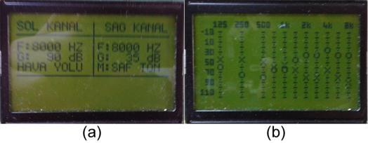 22 3.3. Ekran Tasarlanan odyometrede KS108 işlemcili GLCD ekran kullanılmıştır.