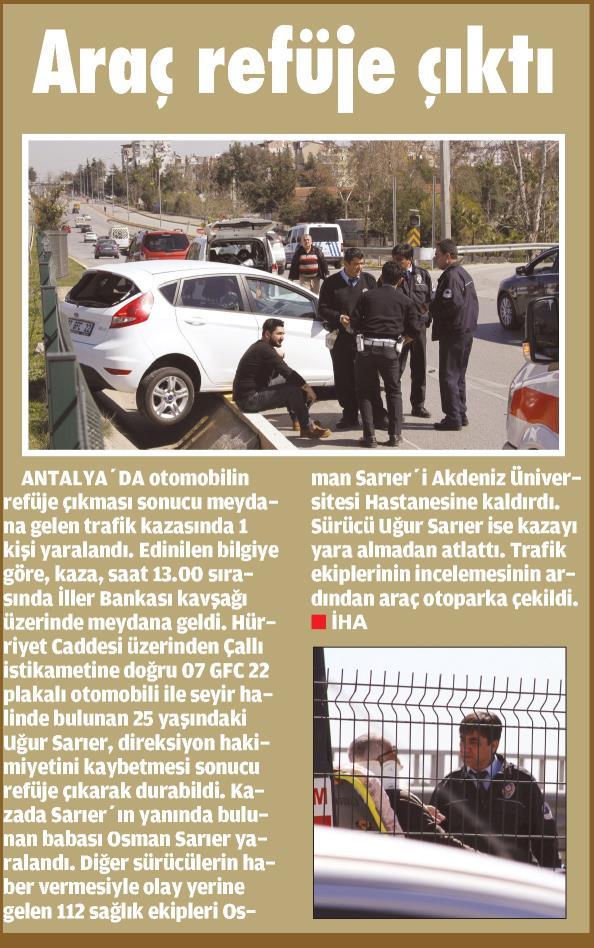 HÜRSES ANTALYA Tarih : 7.3.