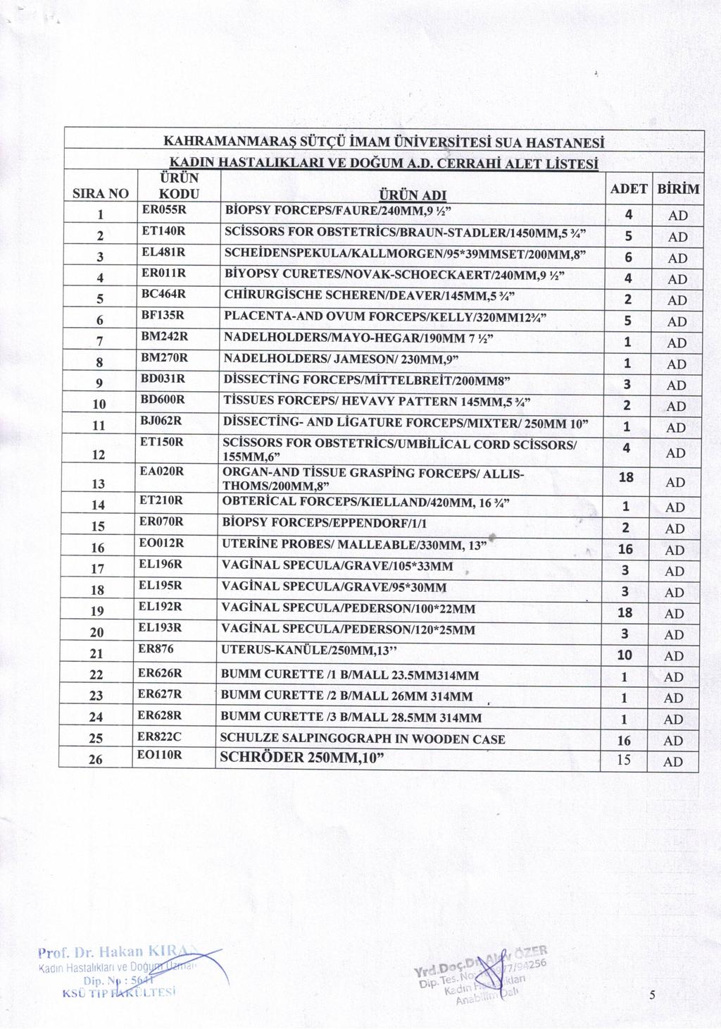 KAHRAMANMARAŞ SÜTÇÜ İMAM ÜNİVERSİTESİ SUA HASTANESİ KIN HASTALIKLARI VE DO