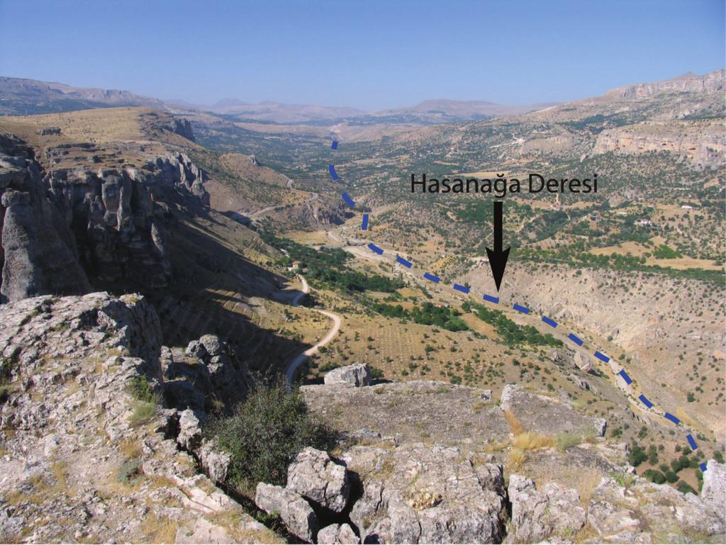 Paleontolojik Bir Jeosit Örneği: Hasanağa Deresi, Akçadağ, Malatya Şekil 1.