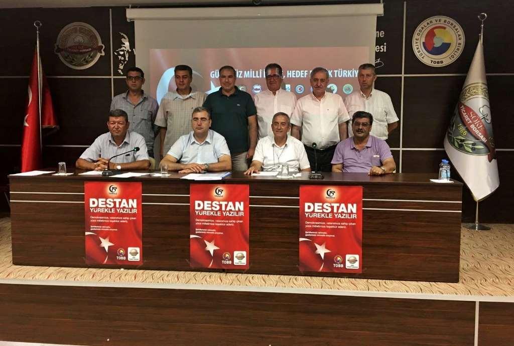 YÖNETİM VE STRATEJİK PLANLAMA 15 TEMMUZ U ASLA UNUTMAYACA ĞIZ, UNUTTURMAYACAĞIZ GÜCÜMÜZ MİLLİ İRADE, HEDEF BÜYÜK TÜRK İYE Türkiye nin sivil toplumunu temsil eden; Türkiye-AB Karma İstişare Komitesi