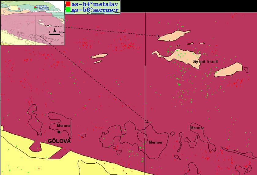 görüntüsünde ilgili NTRS lerin bulunduğu koordinatlar karşılaştırılmıştır.