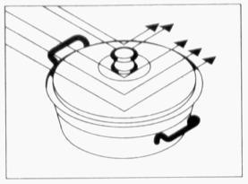 Les avantages des micro-ondes Avec une cuisinière traditionnelle, la chaleur créée par les brûleurs de gaz ou par les résistances pénètre lentement de l'extérieur vers l'intérieur de l'aliment.