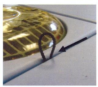 Elektrot Kare Mozaik Değiştirme HF kablo Stoper ve soğutucu sirkülasyonu açarken kare mozaik elektrotların kenarlarında taşıma kayışlarını her zaman kullanın (Resim 7).