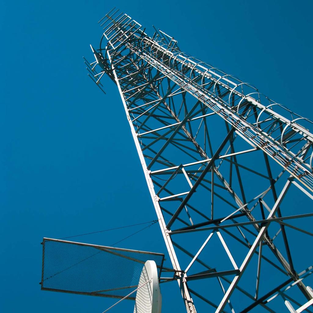 Telekomünikasyon Kuleleri Telecommunication Towers Anten Kuleleri(UHF-VHF-FM) Anten kuleleri, TV ve Radyo kanallarýnýn karasal yayýnlarýnda kullanýlan direklerdir.