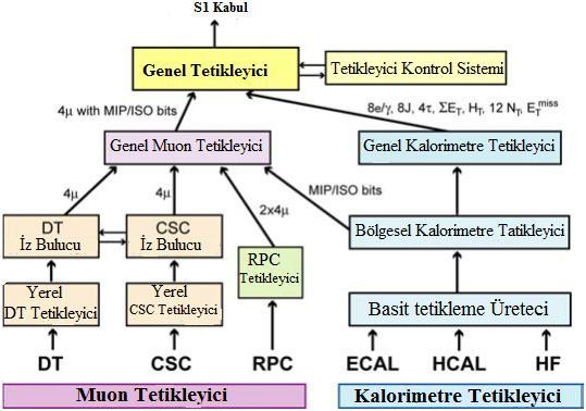 2. ÖNCEKİ ÇALIŞMALAR Ümit KAYA Şekil 2. 19. Birinci seviye (L1) tetiklemenin şematik gösterimi.