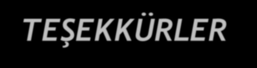 TEŞEKKÜRLER Tel: 0312 5863074