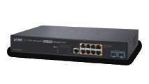 3at PoE + 2-Port 10GBASE-X SFP+ Yönetilebilir Çoklu-Gigabit Switch 10G SFP+ Multi-Gigabit Ethernet 8-port 10/100/1000/2500BASE-T 30W PoE Enjektör PoE takvimlendirmesi yapılabilir, scheduled power