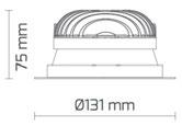 Ürün Tipi : Sıv Altı Inch : 4 Çerçeve : Çinko Soğutucu : Alüminyum Reflektör : %99 Sf Alüminyum : 10W Lümen : 880lm CRI : >86 Kelvin : 3000-4000 - 6000 Işık Açısı : 85 Giriş