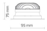 Ürün Tipi : Sıv Altı Inch : 2 Çerçeve : Metl Soğutucu : Alüminyum Reflektör : %99 Sf Alüminyum : 10W Lümen : 880lm CRI : >86 Kelvin : 3000-4000 - 6000 Işık Açısı : 25 Giriş