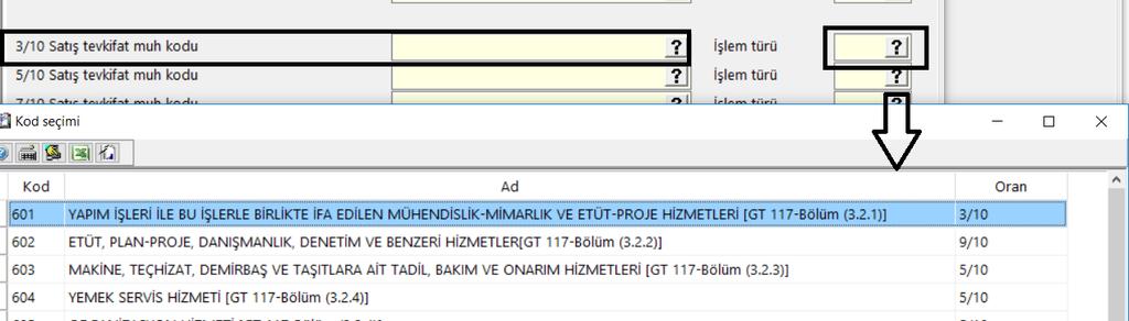 15xx versiyonu 11.10.2017 Tarihli Arşivin İçeriği 1- Aşağıdaki tebliğ detayında belirtilen 3/10 tevkifat oranı ile ilgili düzenlemeler programlarımıza eklenmiştir.