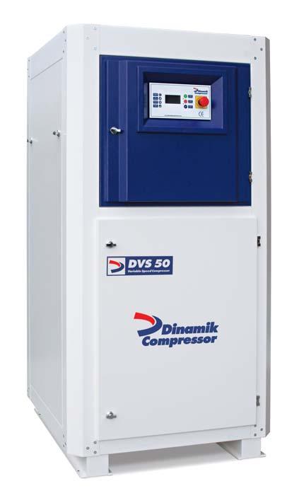 DVS Series Variable Speed Rotary Screw Compressors DVS Serisi Kapasite Kontrollü Vidal Kompresörler 15 cm 90 cm 0 cm DSC 40-50 THE DVS SERIES - RETHINKING EVERYTHING FOR YOU DVS series approach is