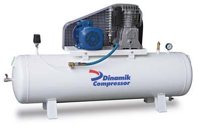 DPC Series Belt Driven Piston Compressor DPC Serisi Kay fl Tahrikli Pistonlu Hava Kompresörleri DPC SERIES BELT DRIVEN PISTON COMPRESSORS Dinamik piston compressors are supplied advantage; Superior