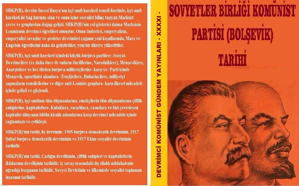 SBKP(B) Merkez Komitesi'nin bir komisyonu tarafından hazırlanmış, SBKP(B) Merkez Komitesi tarafından 1938 de onaylanmıştır.