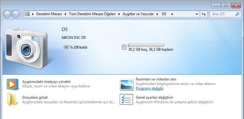 İlk sayfaya geri dön Camera Control Pro 2 13 Genel Bakış Camera Control Pro yu Başlatma ve Camera Control Pro dan Çıkma 2/3 Windows 7 Aşağıdaki diyalog görüntülenirse Resimleri ve videoları içe aktar