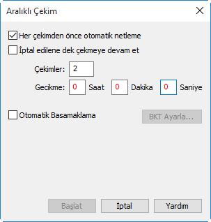 İlk sayfaya geri dön Camera Control Pro 2 45 Genel Bakış Aralıklı Çekim 1/5 Camera Control Pro yu kullanarak seçtiğiniz bir zaman aralığında otomatik olarak bir dizi fotoğraf çekebilirsiniz.