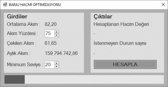 { (6) ( ) (7) Burada kullanıcı tanımlı minimum doluluk oranını yüzde olarak temsil etmektedir. ;. bireyin veri setindeki.