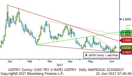 Usd/TL - Eur/TL FED yetkililerinin konuşmalarında ana düşünce son FED toplantı kararına paralellik gösteriyor. Bu nedenle açıklamaların marjinal etkilerinin azalacağına dikkat çekmek istiyoruz.