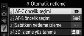 Ayarlar menüsünü görüntülemek